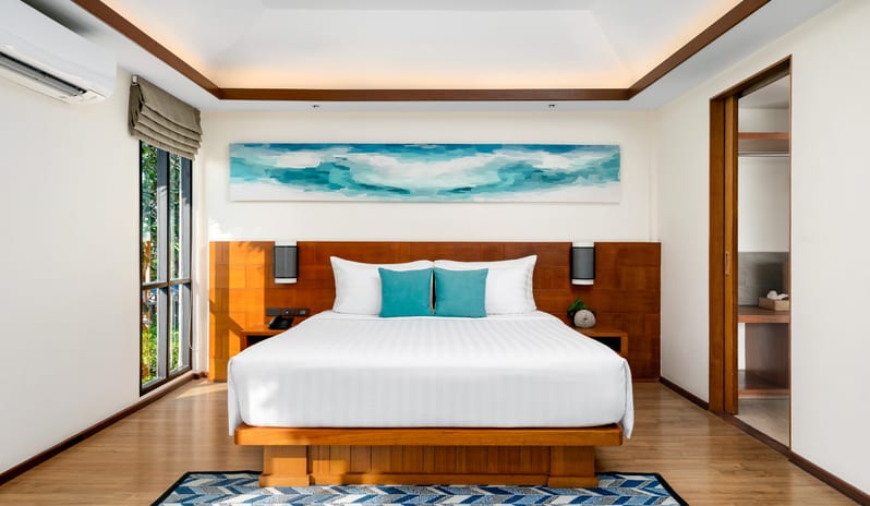 SAii PhiPhi Island Village Beachfront Junior Suite King Bed Bedroom